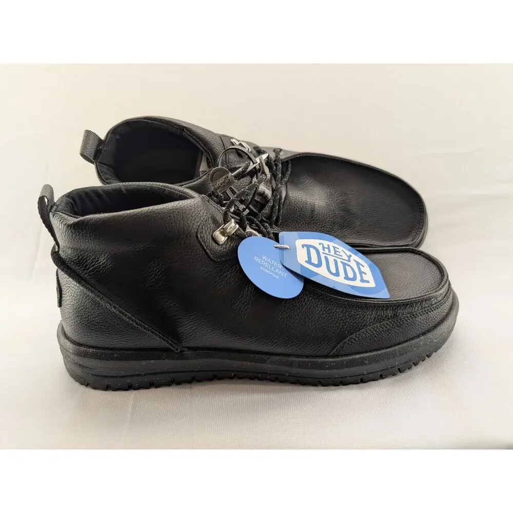 NWT Hey Dude Shoes Bradley Chukka Classic in  Black size 13